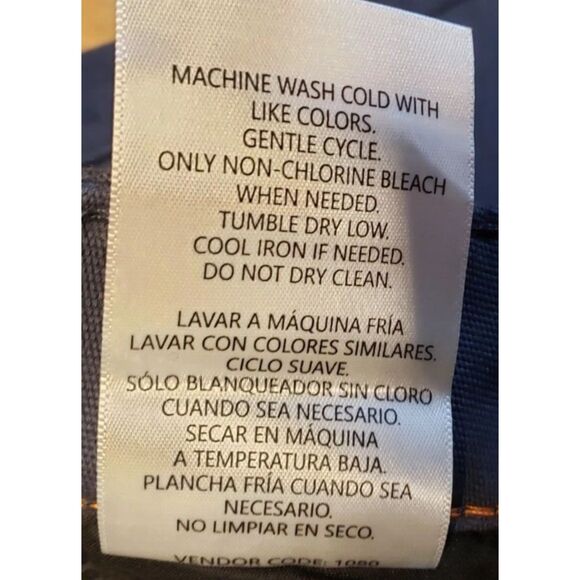 Weatherproof Vintage Pants Men’s 39x30 Navy Straight Fit Casual Cotton Blend - Picture 9 of 14